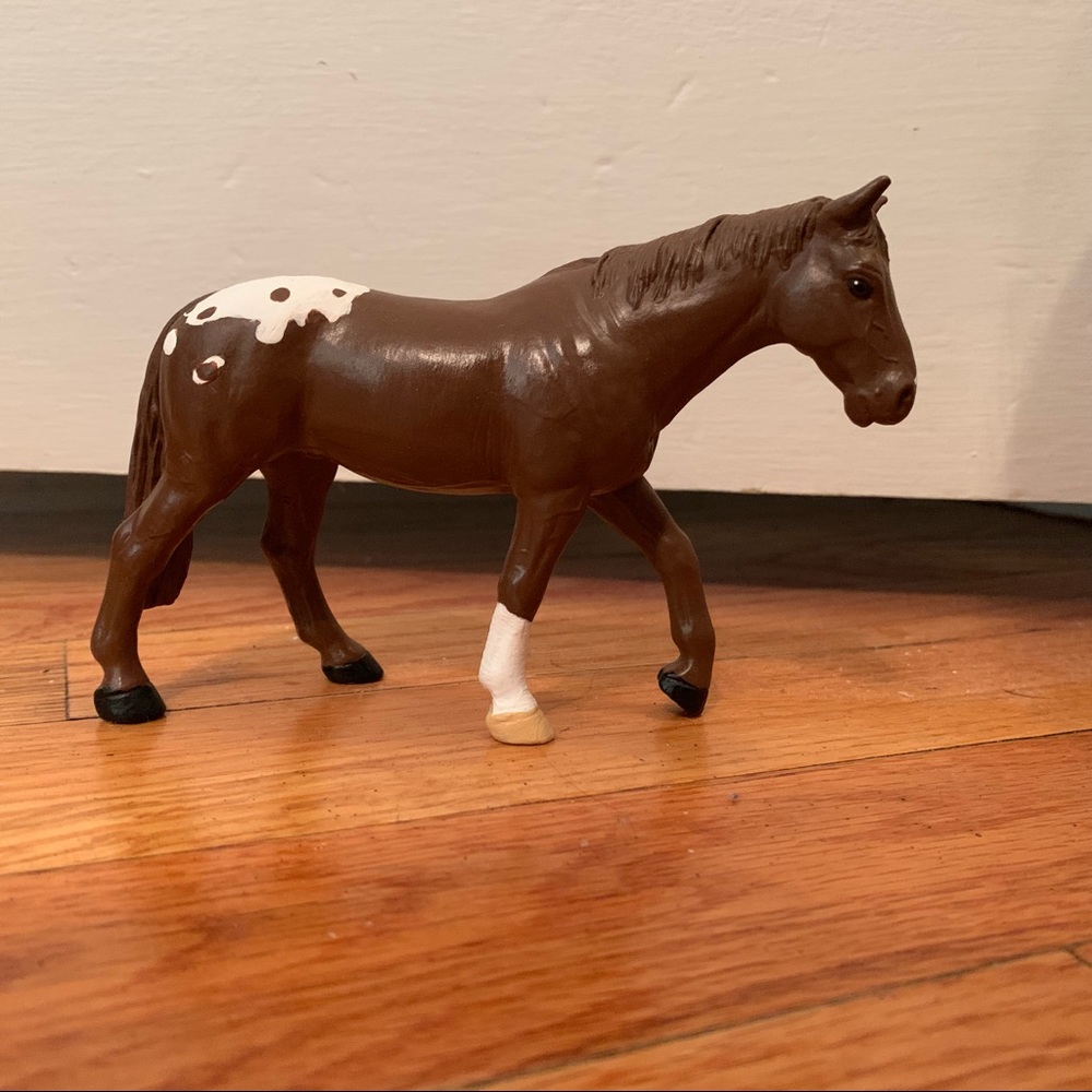 LSQ Custom Schleich Appaloosa Model Horse